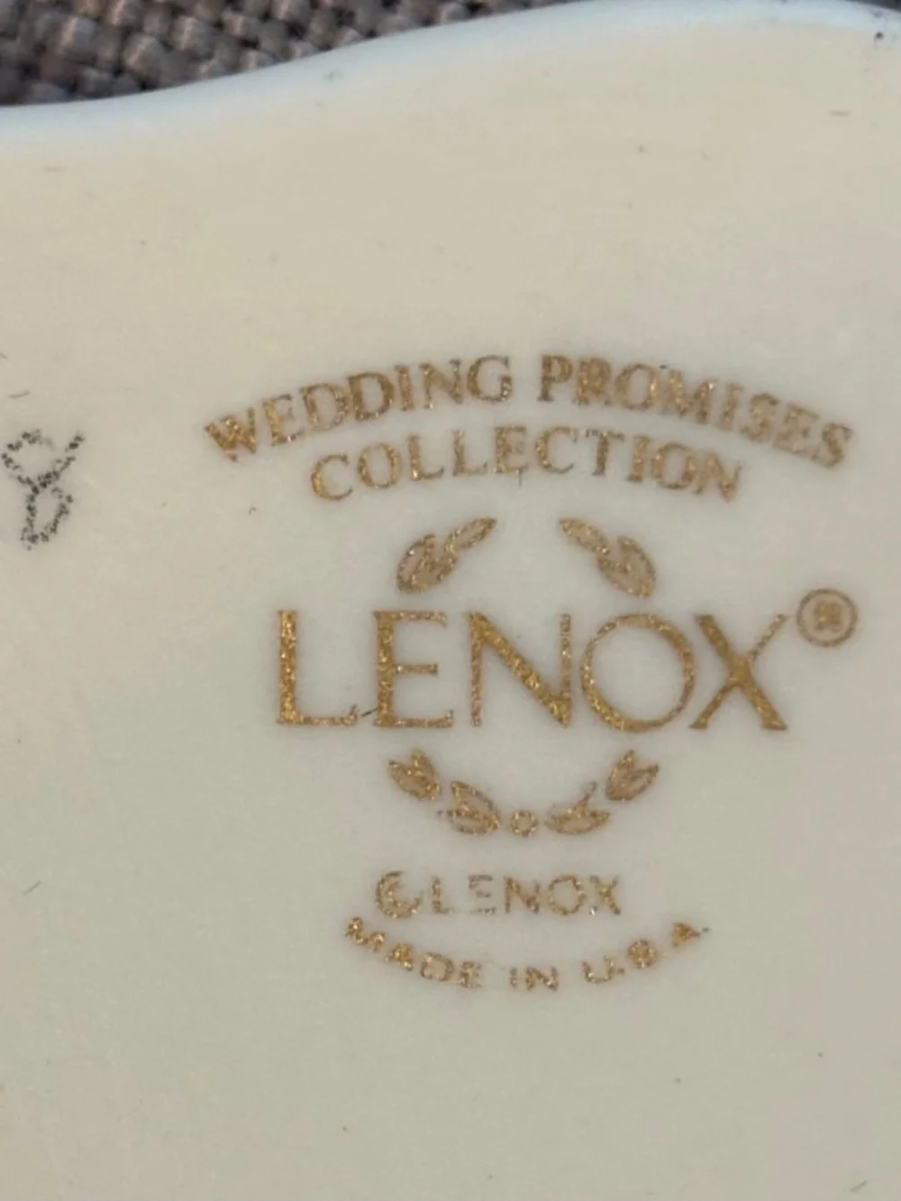 Lenox Porcelain frame from Wedding Promises Collection